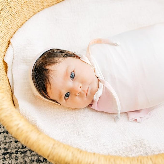 Copper Pearl Large Premium Knit Baby Swaddle Receiving Blanket Nova