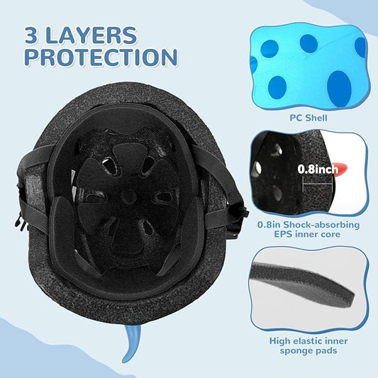 Toddler Helmets 2-4 Years, Lightweight Kids Bike Helmet for Year Boys Girls Multi-Sport Protection with 11 Vents, Child Toddler Bike Helmet for Bicycle Skateboard Scooter Roller