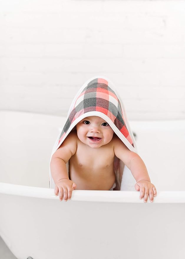 Copper Pearl Premium Knit Hooded Bath Towel with Terry Cloth Interior Jack