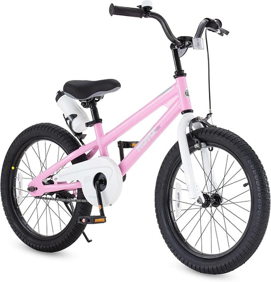 RoyalBaby Kids Bike Freestyle Classic & EZ Balance Pedal Switchable Bicycle, 12 14 16 18 Inch, 3-10 Years Toddler to Big Kids