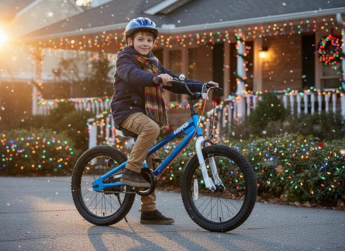RoyalBaby Kids Bike Freestyle Classic & EZ Balance Pedal Switchable Bicycle, 12 14 16 18 Inch, 3-10 Years Toddler to Big Kids