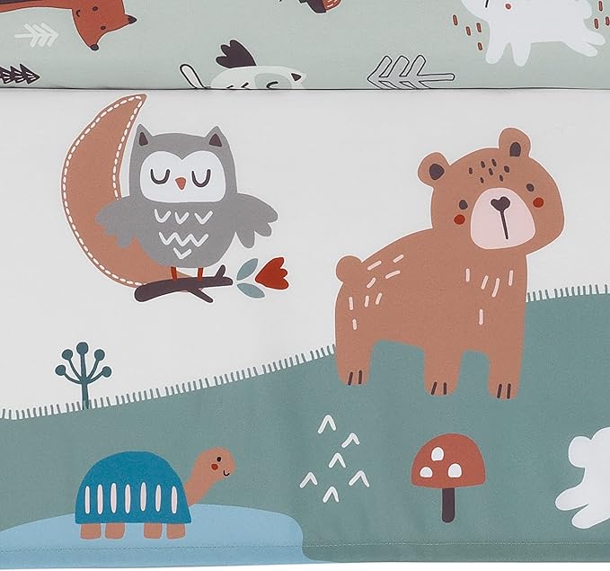 Bedtime Originals Animal Alphabet 3-Piece Infant Nursery Baby Crib Bedding Set