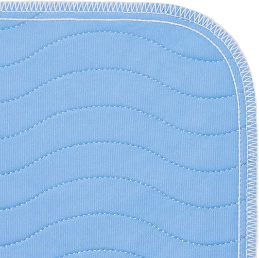 Accompagner Waterproof Reusable for Adults and Pets Washable Pee Pads for Dogs Changing Pad Large Dog Bed Size Adults Incontinence Bed Pads - Non-Slip Leak-Proof (Blue, 2Pack-36" x54")