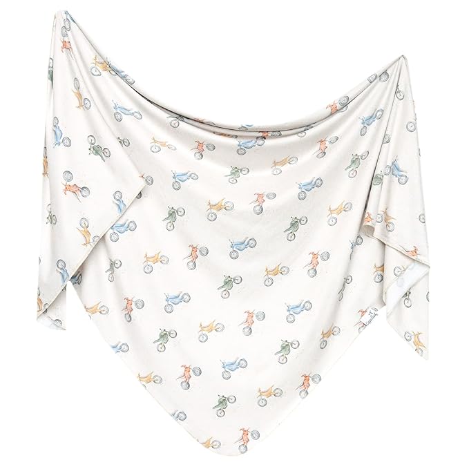 Copper Pearl Large Premium Knit Baby Swaddle Receiving Blanket Ryder