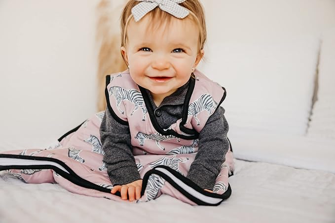 Copper Pearl Sleep Sack: Warm and Cozy Baby Bag in a Variety of Trendy Designs, Safe Alternative to Blankets, Sleeveless Baby Sleep Sack Swaddle Sizes Newborn to 24 Months - Zella