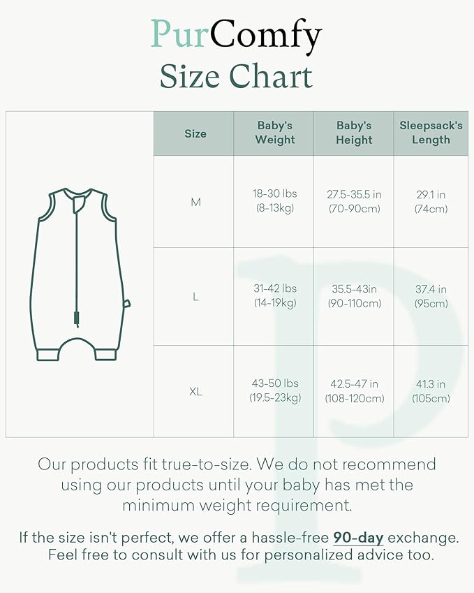 PurComfy Supersoft Toddler Sleep Sack with Feet 1.0 TOG Premium Bamboo Viscose Sleep Bag Walker with Legs 12-18-24-2t-4t-5t