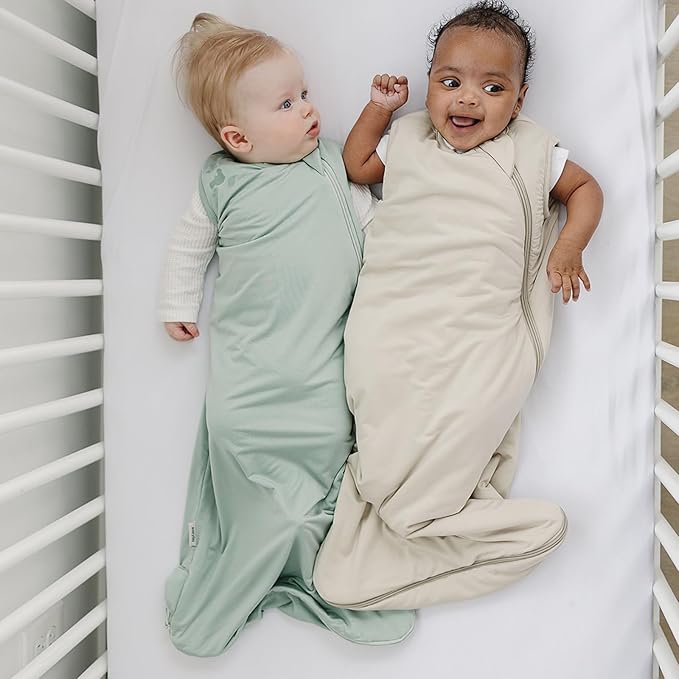 Sleep Sack 1.0 Tog - Rayon made from Bamboo Baby Sleeping Bag, Wearable Blanket, Unisex
