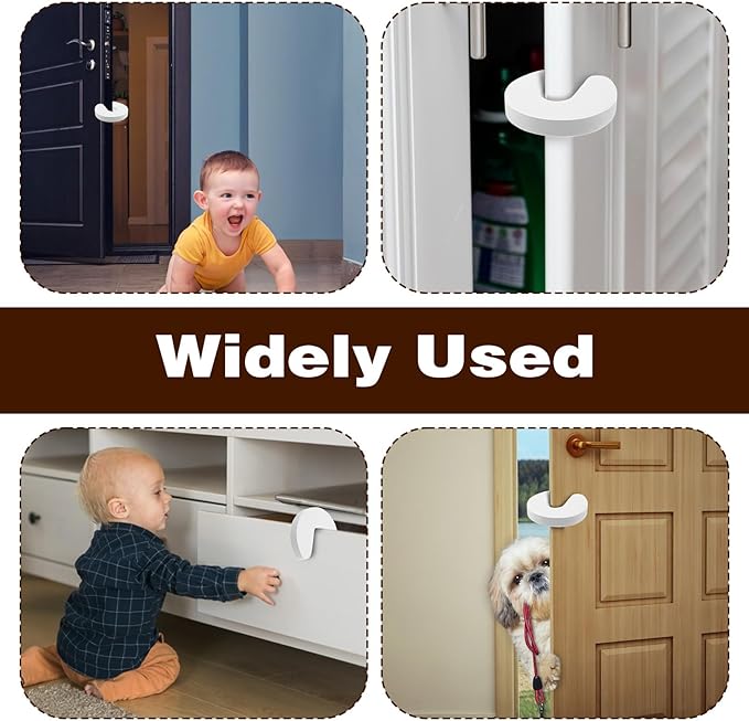 6 Pack Door Finger Pinch Guard Anti Door Slam Stopper Cat Toddler Door Stopper Soft Foam Baby Door Stopper Baby Proofing Doors to Keep Door Open Stop Prevent Slamming and Finger Injuries