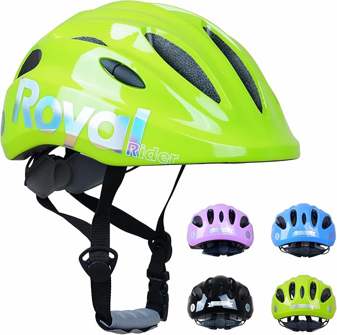 RoyalBaby Kids Helmet 0.47 lb Ultra-Lightweight & Adjustable for Ages 5-13 Years, Ideal for Cycling, Scooter, Balance Bike & More Sports, 4 Vibrant Colors Available