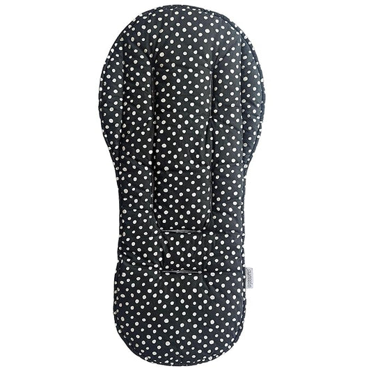 Suessie Stroller Liner - Universal and Reversible Seat Insert, Black Dots