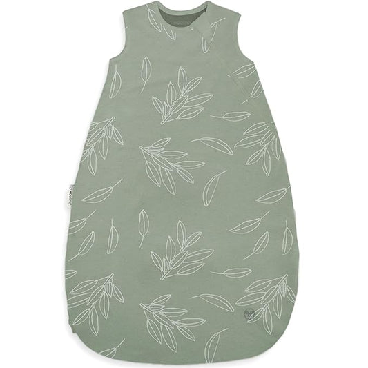 Woolino Merino Wool and Organic Cotton Baby Sleeping Bag - 4 Season Classic Sleep Sack - Two-Way Zipper Sleeping Bag for Baby and Toddler - 18-36 Months - Sage