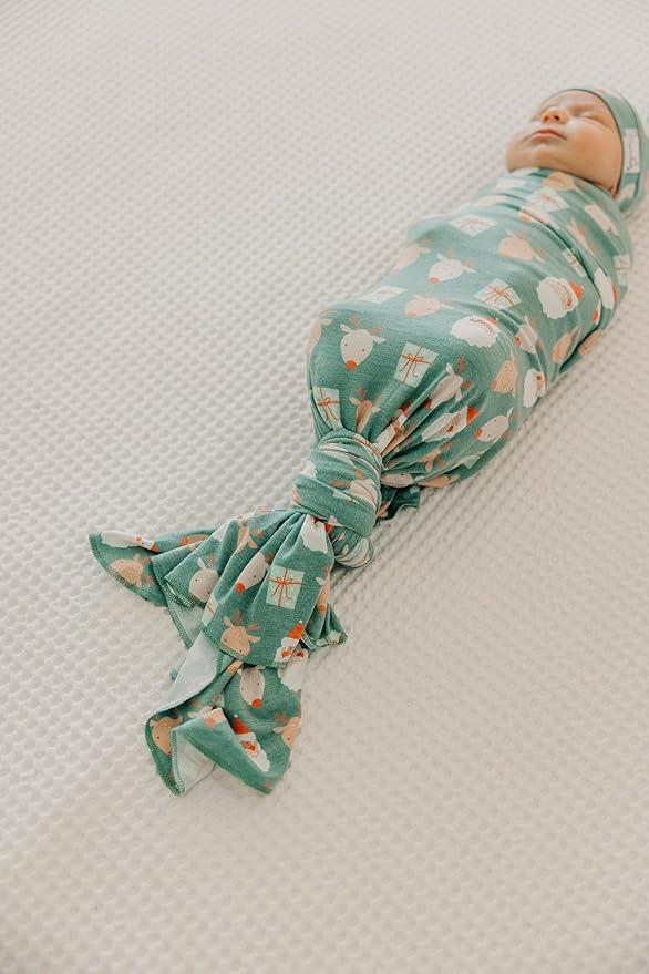 Copper Pearl Baby Swaddle Blanket - Premium Knit Baby Blanket, Large Soft Stretchy Receiving Blankets for Baby Boy and Girl, Swaddles for Newborn, Infant, and Toddler (Prancer)