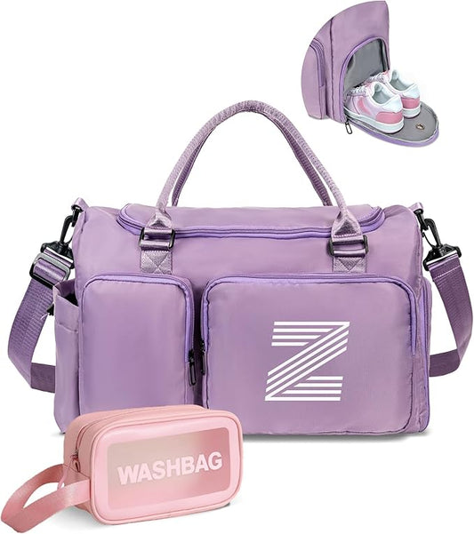 Elilier Gifts for 3 4 5 6 7 8 9 10 11 12 13 Year Old Girls, Sports Gym Bag for Kids Girls Boys, Travel Duffel Bag, Daughter Gifts from Mom, Girls Women Teacher Gifts