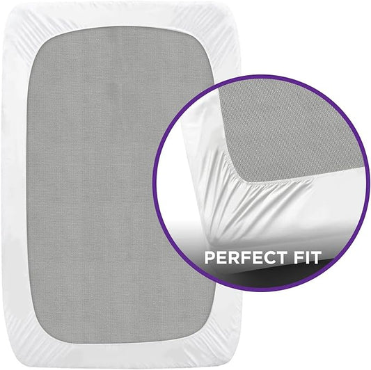 BLISSFORD Plastic Mattress Protector - Heavy Duty, Fitted Vinyl - Plastic Mattress Cover King Size Bed, Rubber Sheets for Bedwetting Adult or Child, 100% Waterproof Sheets King Size
