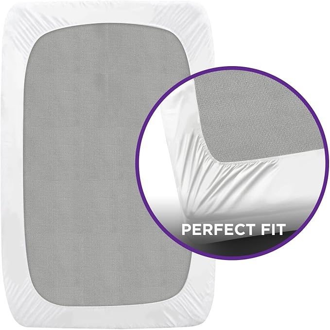 BLISSFORD Plastic Mattress Protector - Heavy Duty, Fitted Vinyl - Mattress Cover for Bedwetting Adult, Child or Pet, 100% Waterproof Fitted Sheet Style Cover - 36" x 75"