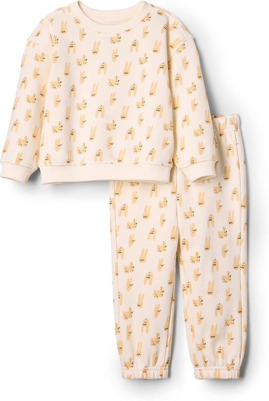 Amazon Essentials x Sofia Grainge Toddlers and Baby Boys' Sweatshirt and Sweatpant Set