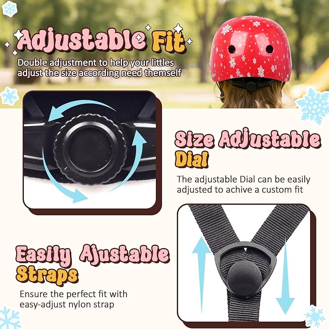 Toddler Kids Bike Helmet,Adjustable for Child Boys Girls,Multi-Sport & Ventilation for Bicycle Scooter Skateboard Skate