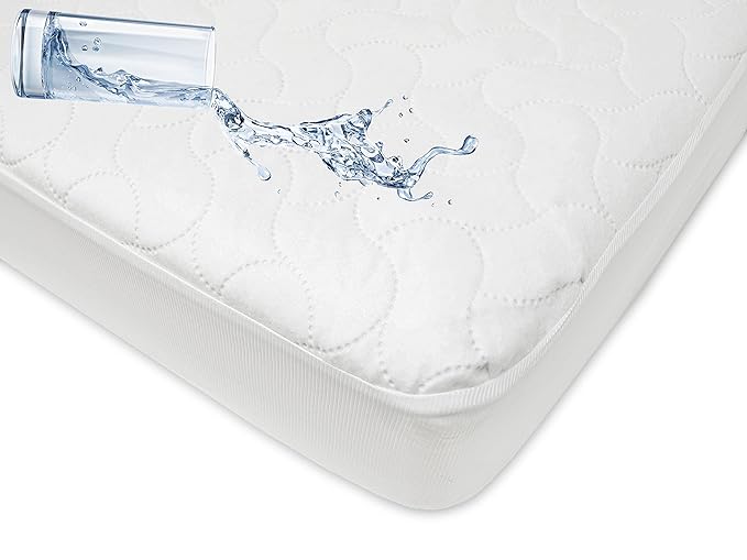 American Baby Company 3 Pack Waterproof Fitted Crib Mattress Protector 52" x 28" - Quilted, Noiseless, Soft & Breathable Crib & Toddler Mattress Pad Cover