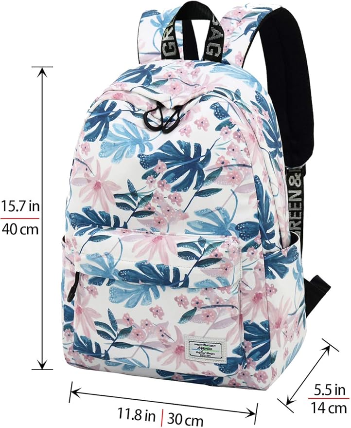 mygreen Kids Backpack, Kawaii Girls Backpack for School