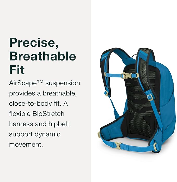 Osprey Talon Jr Boy's Lightweight Hiking Backpack - Kids Adventure Backpack for Travel & Camping, Green Canopy