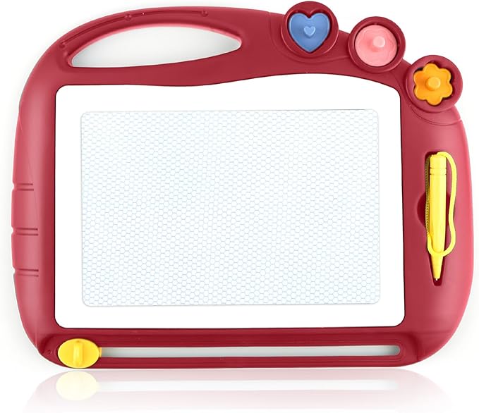 Daisiki Magnetic Drawing Board, Toddler Toys for Age 1 2 3 Boys Girls, Toddler Drawing Board, Birthday Easter Christmas Halloween Kids Toy Gifts for Boys and Girls