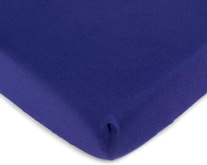 SheetWorld Baby Fitted Bassinet Sheet Fits Nuna Mixx 12 x 29 inches, 100% Cotton Jersey Hypoallergenic Sheet, Unisex Boy Girl, Purple, Made in USA