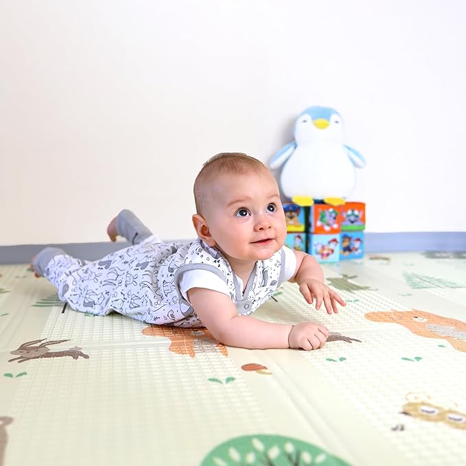 Mama Cheetah Toddler Sleep Sack with Feet, 0.5 TOG Organic Cotton Baby Wearable Blankets with Legs, Baby Sleeping Bag for Walkers, Early Walker 6-18 Month, 3-Pack