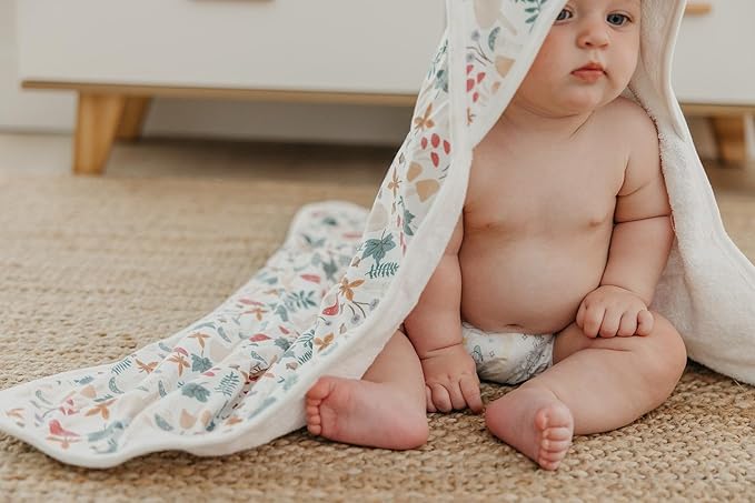 Copper Pearl Hooded Bath Towels Premium Knit/Terry Cloth Baby Towels with Hood, Pockets, and Cool Designs - Great to Gift and Make Bath Time Fun - Baby Bath Towel, Ivy