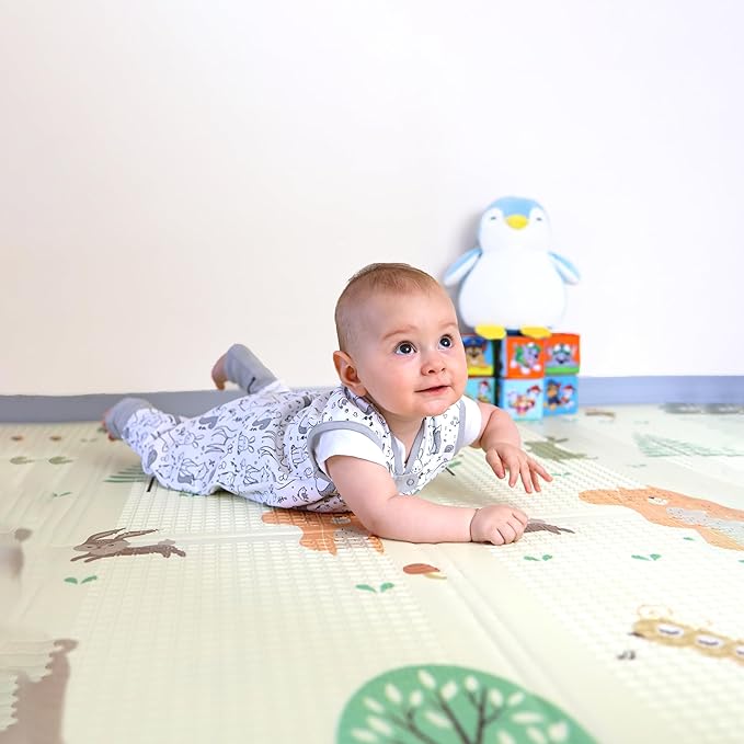 Mama Cheetah Toddler Sleep Sack with Feet, 0.5 TOG Organic Cotton Baby Wearable Blankets with Legs, Baby Sleeping Bag for Walkers, Early Walker 6-18 Month
