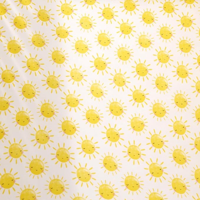 Little Sleepies Baby Crib Sheets, Buttery Soft Viscose from Bamboo Crib Sheets for Boys & Girls, Toddler Bed Sheet, Standard Crib Mattress Sheet, Super Stretchy & Elasticized (Sunshine)