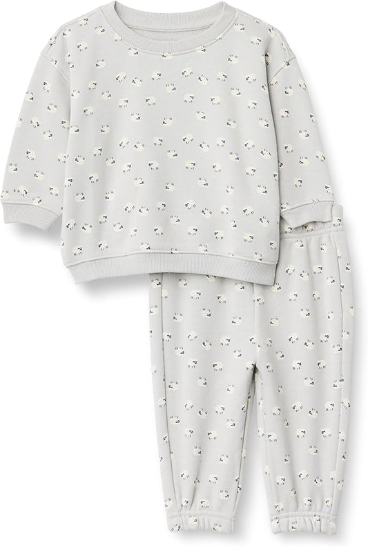 Amazon Essentials x Sofia Grainge Toddlers and Baby Boys' Sweatshirt and Sweatpant Set
