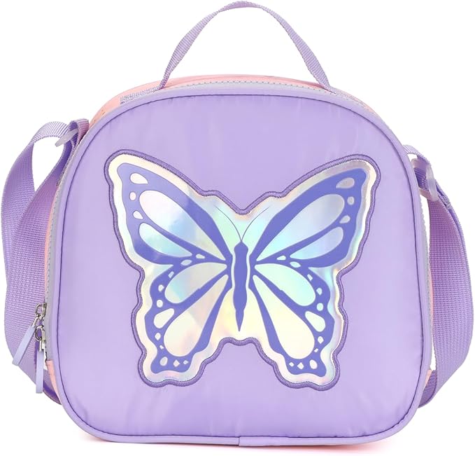 kingdisen Rolling Backpack for Women, 17 Inch Travel Backpack with Wheels, Vertical Storage Wheeled Laptop Backpack, Stylish Rolling Laptop Bag(BUTTERFLY PINK)