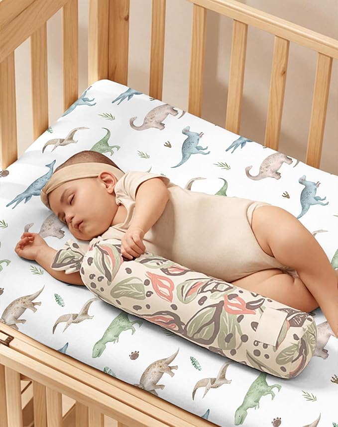 Crib Sheets for Boys and Girls, 2 Pack Fitted Baby Sheets for Standard Toddler Mattress 28" x 52", Soft Breathable Jersey Knit Baby Bedding (Dreamy Swans)