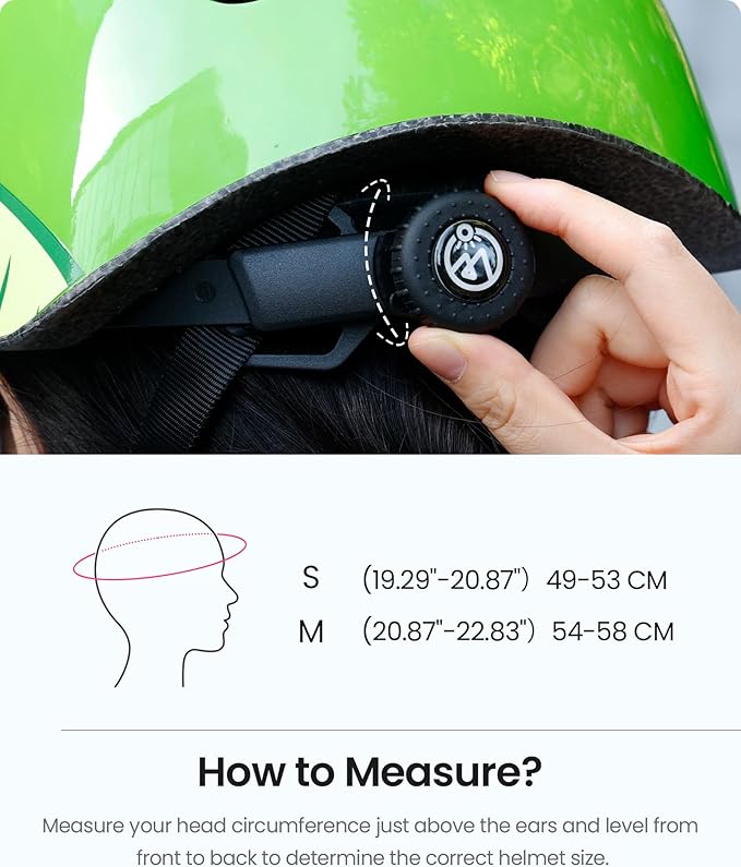 OutdoorMaster Kids Bike Helmet - Protective, Adjustable, Lightweight, Comfortable - Multi-Sport for Boys and Girls, 2 Sizes