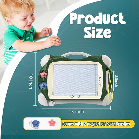 Daisiki Magnetic Drawing Board, Toddler Toys for Age 1 2 3 Boys Girls, Toddler Drawing Board, Birthday Easter Christmas Halloween Kids Toy Gifts for Boys and Girls