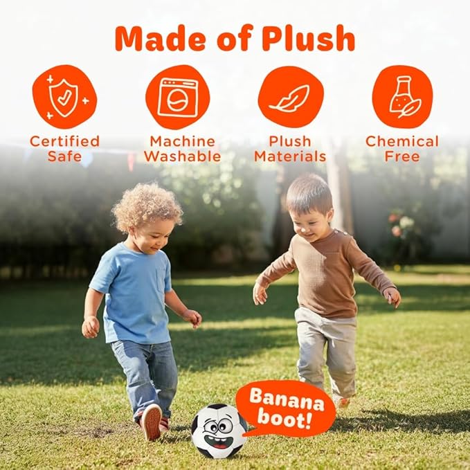 Move2Play, Hilariously Interactive Toy with Music & Sound Effects for Boy & Girl | Ball for Toddler & Baby | 6, 12, 18+ Months | 1, 2, 3+ Year Old