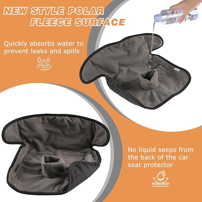 Piddle Pads, Multi-use and Leak Free Lines for Baby Stroller, High Chair & Car Seat, Waterproof Toilet Training Seat Covers for Toddles (Charcoal Grey, 1 Pack)