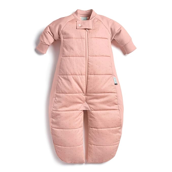ergoPouch Sleep Suit Bag 3.5 TOG – Baby Sleep Sack & Wearable Blanket, 2-in-1 Convertible Sack to Suit with Legs for Safe Movement, Regulates Temperature Overnight, Unisex (2-4 Years, Berries)