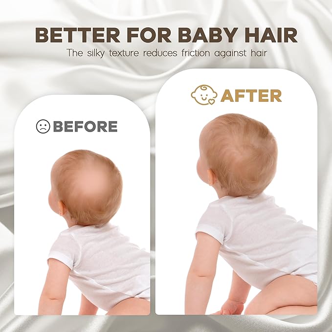 Pro Goleem Satin Pack n Play Playard Sheet Fitted 2 Pack Great for Baby Hair Silk Feeling 27x39 Inch Portable Mini Crib Sheet Playard Mattress Cover Unisex White and Gray
