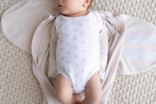 LullaBaby "Double Dream Swaddle: Exclusive Dual Wing Design, Pediatrician-Endorsed, Ultra-Soft Cotton, 2-4 Months, 12-20 lbs - Primrose Pink