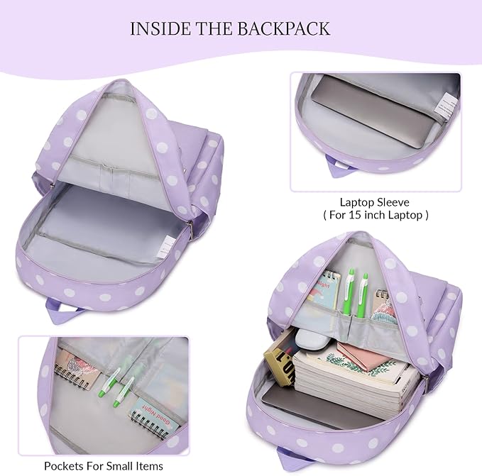 mygreen Kids Backpack, Kawaii Girls Backpack for School
