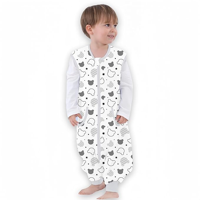 Toddler Sleep Sacks Sleep Sack 3T 4T 5T with legs Cozy comfy Baby Warable Blanket with 2-Way Zipper