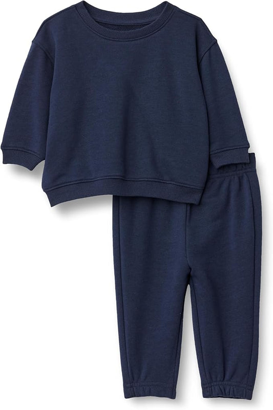 Amazon Essentials x Sofia Grainge Toddlers and Baby Boys' Sweatshirt and Sweatpant Set