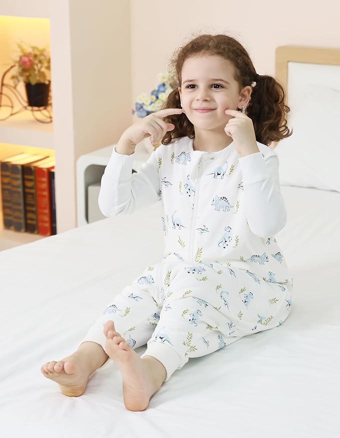 Baby Sleeping Bag Walker Sleep Sack with Feet 1.0 TOG Wearable Blanket Sleeveless Toddlers Winter 6Months-4T