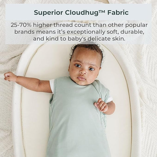 Sleep Sack 1.0 Tog - Rayon made from Bamboo Baby Sleeping Bag, Wearable Blanket, Unisex