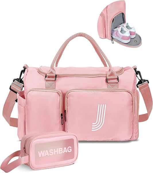 Elilier Teen Girl Gifts Trendy Stuff, Personalized Gifts, Initial Travel Duffle Bag, Personalized Weekender Bag,Monogram Overnight Bag, Trendy Stuff Gifts for Girls Friend Birthday Gift