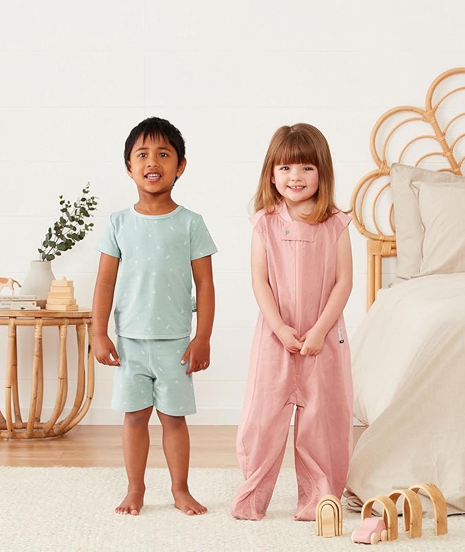 ergoPouch Sleep Suit Bag 0.3 TOG – Baby Sleep Sack & Wearable Blanket, 2-in-1 Convertible Sack to Suit with Legs for Safe Movement, Regulates Temperature Overnight, Unisex (2-4 Years, Berries)