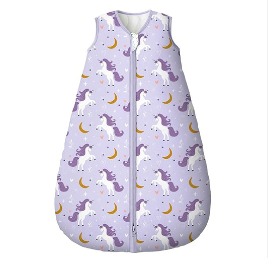 Yoofoss Baby Sleep Sack 0-6 Months, TOG 2.5 Baby Wearable Blanket with 2-Way Zipper, 100% Organic Cotton Fabric Winter Newborn Sleeping Sack, Warm Soft Comfy
