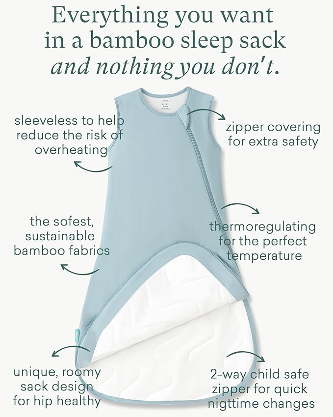 PurComfy Extra-Long Toddler Sleep Sack, Premium Bamboo Viscose Warm Sleeping Bag Supersoft 1.0 TOG Wearable Blanket 3T-4T-5T