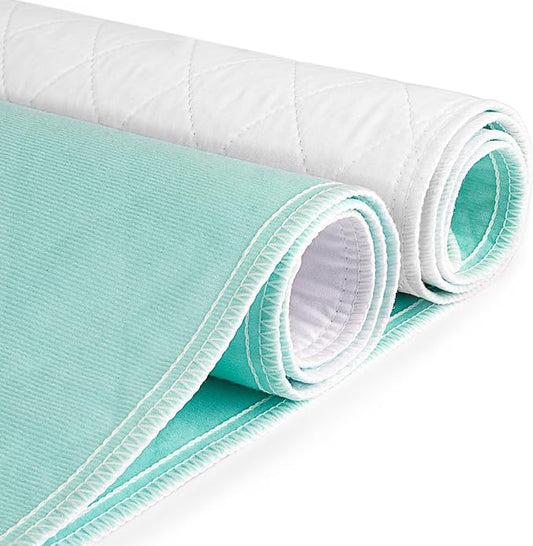 CoolShields Waterproof Bed Pads Incontinence 34'' x 52'' (1 Pack) Washable Reusable Bedwetting Mattress Protector Pad for Kids, Adults, Elderly, and Pets